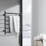 6 Bars Towel Warmer Rack, Wall Mounted Heated Towel Rack for Bathroom, IPX5 Waterpoof Towel Heater Rack with Timer & LED Display