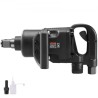 2.5 cm Air Impact Wrench, Up to 3698.45 NÂ·m Reverse Torque Output 2.5 cm Pneumatic Impact Gun Lightweight w/ 2 Handles for