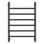 6 Bars Towel Warmer Rack, Wall Mounted Heated Towel Rack for Bathroom, IPX5 Waterpoof Towel Heater Rack with Timer & LED Display