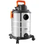 Stainless Steel Wet Dry Shop Vacuum, 8 Gallon 6 Peak HP Wet/Dry Vac, Powerful Suction with Blower Function with Attachments 2-in