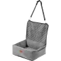 Dog Car Seat, Dog Booster Seat for Car with A Storage Pocket, Clip-On Safety Leash, Sponge and PP Cotton Filling, Dog Car Bed fo