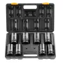 Impact Sockets Set 8pcs 6-Point 2.5 cm Drive Bit Ratchet Tool Kit Case