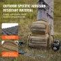 Tactical Range Backpack for 6 Pistols, Gun Backpack with 6 Independent Pistol Bags & 10 Magazines, Pistol Backpack for Outdoor H