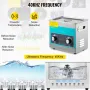 Knob Ultrasonic Cleaner 3L 40kHz Ultrasonic Cleaning Machine Knob Control Sonic Cleaner 304 Stainless Steel Ultrasonic Cleaner M