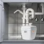 Utility Sink Pump Laundry Sink Drain Pump System 200W 1500GPH 548.6 cm Head 3.8 cm Outlet Low Drainage Outlet Corrosion-resistan