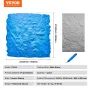 Concrete Stamps Mat, 24 x 24 in, Concrete Texturing Skin Polyurethane Stamp Stone Tile Texture Mat, Slate floor Imprint Seamless