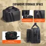 Range Bag for 2 Pistols, Tactical Gun Bag with 2 Built-in Removable Pistol Bags & 6 Detachable Magazines, Gun Range Bag for Outd