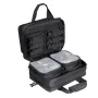 Range Bag for 2 Pistols, Tactical Gun Bag with 2 Built-in Removable Pistol Bags & 6 Detachable Magazines, Gun Range Bag for Outd