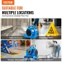 Floor Blower, 1360 RPM 600 CFM, Air Mover for Drying and Cooling, Portable Carpet Dryer Fan with 4 Blowing Angles,3-Speeds Adjus
