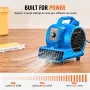 Floor Blower, 1360 RPM 600 CFM, Air Mover for Drying and Cooling, Portable Carpet Dryer Fan with 4 Blowing Angles,3-Speeds Adjus