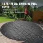 Poolsikkerhedsdækning, 13 ft dia. 