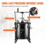 Spray Paint Pressing Pot Tank 20L/5Gal med hjul lækage