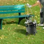Spray Paint Pressure Pot, 20L/5gal Pressure Pot Tank, 70 psi Adjustale Pressure, Steel Pressure Pot Paint Tank with Casters and 