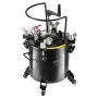 Spray Paint Pressure Pot, 20L/5gal Pressure Pot Tank, 70 psi Adjustale Pressure, Steel Pressure Pot Paint Tank with Casters and 