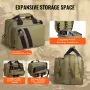 Range Bag for 2 Pistols, Tactical Gun Bag with 2 Built-in Removable Pistol Bags & 6 Detachable Magazines, Gun Range Bag for Outd