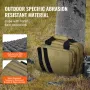 Range Bag for 2 Pistols, Tactical Gun Bag with 2 Built-in Removable Pistol Bags & 6 Detachable Magazines, Gun Range Bag for Outd