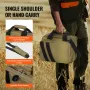 Range Bag for 2 Pistols, Tactical Gun Bag with 2 Built-in Removable Pistol Bags & 6 Detachable Magazines, Gun Range Bag for Outd