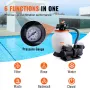 Pool sandfilterpumpe over jorden, 14 tommer sandfilter tank