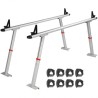 Truck Rack, 800 lbs Capacity, 19-34in Adjustable Height, Aluminum Ladder Rack for Truck with 8 Non-Drilling C-clamps, Heavy