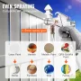 Spray Paint Pressure Pot, 10 L/2.5 gal Fully Automatic Stirring Pressure Pot Tank, 70 psi Adjustale Pressure, Pressure Pot Paint