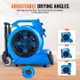 Floor Blower, 1400 RPM 4000 CFM, Air Mover for Drying and Cooling, Portable Carpet Dryer Fan with 3 Blowing Angles, Timer, 3-Spe
