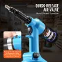 Air Riveter, Pneumatic Air Riveter, 20.2KN Pulling Force Pop Rivet Gun Tool Kit, Heavy Duty Air Hydraulic Rivet Gun for Mechanic