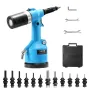 Pneumatisk luftdriveter Heavy Duty Rivet Gun Tool Kit 13