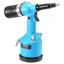 Air Riveter, Pneumatic Air Riveter, 20.2KN Pulling Force Pop Rivet Gun Tool Kit, Heavy Duty Air Hydraulic Rivet Gun for Mechanic
