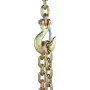 G80 Transport Binder Chain, 3/8" x 2.9' 2-Pack Tow Chain with Clevis Snap Hook, 7100 lbs Safe Working Load, Heavy Duty Logging C