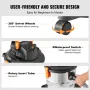 Wet/Dry Shop Vacuum, 20L 6 Peak HP, Stainless Steel Shop Vac with Efficient Suction & Blower, Nozzle, Casters, Portable Shop Vac