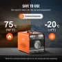 Automotive Smoke Machine Leak Detector, EVAP Smoke Machine Leak Tester with Built-in Air Pump & Pressure Gauge, Dual-Mode Diagno