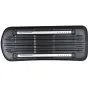 Rooftop Cargo Carrier, 14 Cubic Feet Roof Cargo Box, ABS Hard Shell Roof Box, with Dual-Sided Opening and 2 Reinforced Straps, A