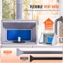 Airbrush Spray Booth, Dual-Fans Portable Hobby Airbrush Paint Spray Booth Kit with LED Lights and Exhaust Extension Hose, Airbru