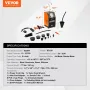 Automotive Smoke Machine Leak Detector, EVAP Smoke Machine Leak Tester with Built-in Air Pump and Pressure Gauge, Dual-Mode Vacu