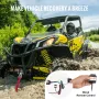 Elektrisk vinsch ATV UTV 3000 lb stålkabel IP55 Vandtæt kablet