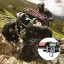 Electric Winch ATV UTV 1360.8 kg Steel Cable IP55 Waterproof Wired Control