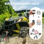 Elektrisk vinsch ATV UTV 4500 lb Syntetisk reb Vandtæt