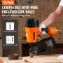 MCN90 Coil Framing Nailer 44.45 mm to 88.9 mm 15 Degree Pneumatic Nail Gun