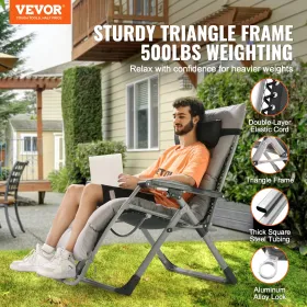 Zero Gravity Chair 33" Zero Gravity lænestol til indendørs og