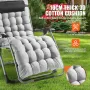 Zero Gravity Chair, 33 inch Zero Gravity Recliner Lounge Chair for Indoor and Outdoor, Adjustable Anti Gravity Chair with Cushio