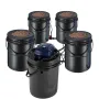 RDWC hydroponisk system recirkulerende dybvandskultur 4 spande