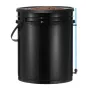 RDWC hydroponisk system recirkulerende dybvandskultur 4 spande