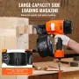 Coil Siding Nailer MCN70, 1-3/4" to 2-3/4" 15 Degree Pneumatic Siding Nail Gun, 70-120PSI Air Coil Nailer for Pallet, Crating, F