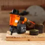 Coil Siding Nailer MCN55, 1 inch to 2-1/4 inch 15 Degree Pneumatic Siding Nail Gun, 70-120PSI Air Coil Nailer for Siding, Pallet