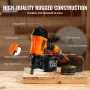 Coil Siding Nailer CN65, 1-1/4" to 2-1/2" 15 Degree Pneumatic Siding Nail Gun with Tool-Less Depth Adjustment, 70-120PSI Air Coi