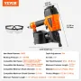 Coil Siding Nailer CN65, 1-1/4" to 2-1/2" 15 Degree Pneumatic Siding Nail Gun with Tool-Less Depth Adjustment, 70-120PSI Air Coi