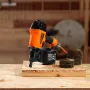 Coil Siding Nailer CN65, 1-1/4" to 2-1/2" 15 Degree Pneumatic Siding Nail Gun with Tool-Less Depth Adjustment, 70-120PSI Air Coi