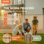 Natural Reed Fencing, 3.3 ft x 13.3 ft, Reed Screen Curtain Balcony Reed Fence Roll for Outdoor Backyard Patio, Decorative Fence