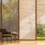 Natural Reed Fencing, 3.3 ft x 13.3 ft, Reed Screen Curtain Balcony Reed Fence Roll for Outdoor Backyard Patio, Decorative Fence