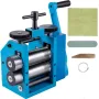 Rolling Mills 3"/76mm Jewelry Rolling Mill Machine Gear Ratio 1:2.5 Wire Roller Mill 0.1-7mm Press Thickness Manual Combination 
